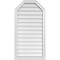 Ekena Millwork Octagonal Top Surface Mount PVC Gable Vent w/ 2"W x 2"P Brickmould Sill Frame, 22"W x 42"H GVPOT22X4203SN - alternate 1